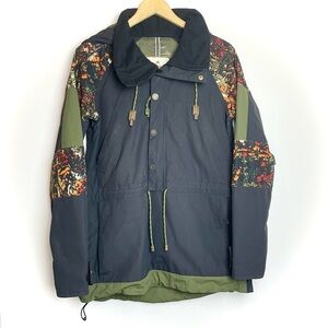 🍄 •r a r e• Burton Small Shroomy Anorak Snowboard Snow Small Olive Green Black